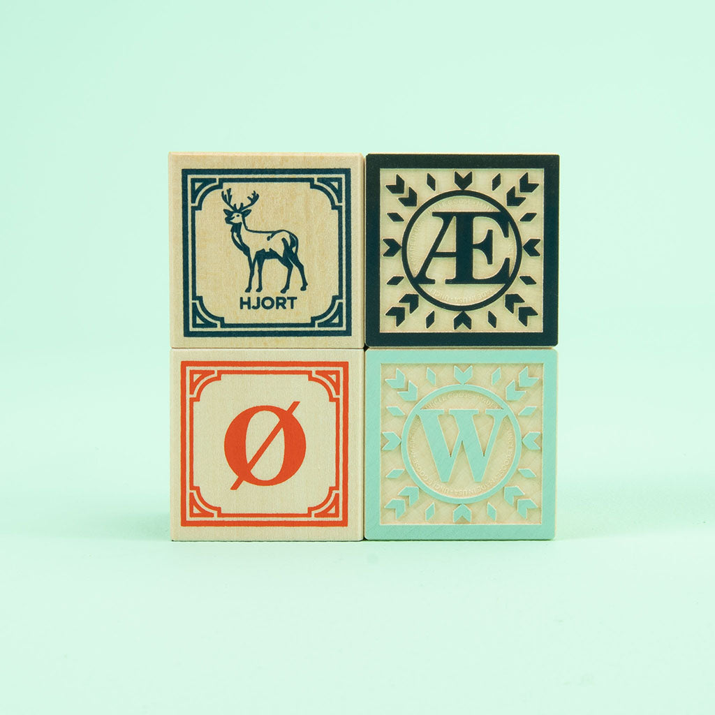 Norwegian language blocks (special order)