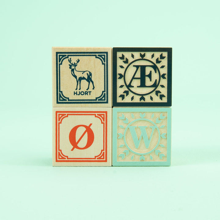 Norwegian language blocks (special order)