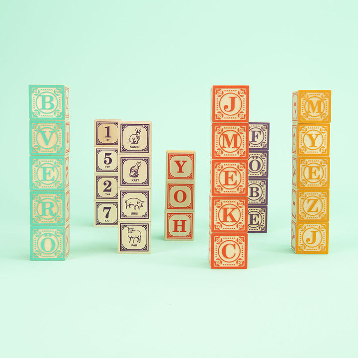 Swedish alphabet blocks (special order)