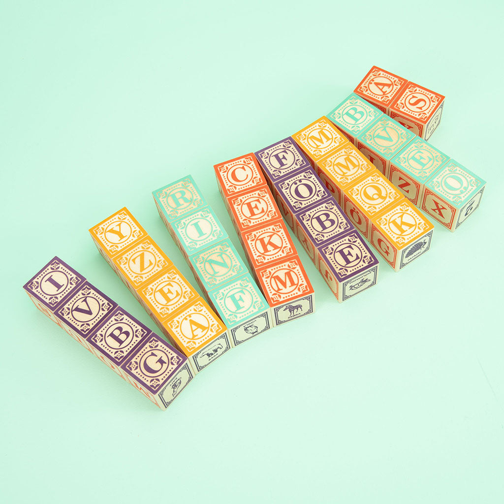 Swedish alphabet blocks (special order)