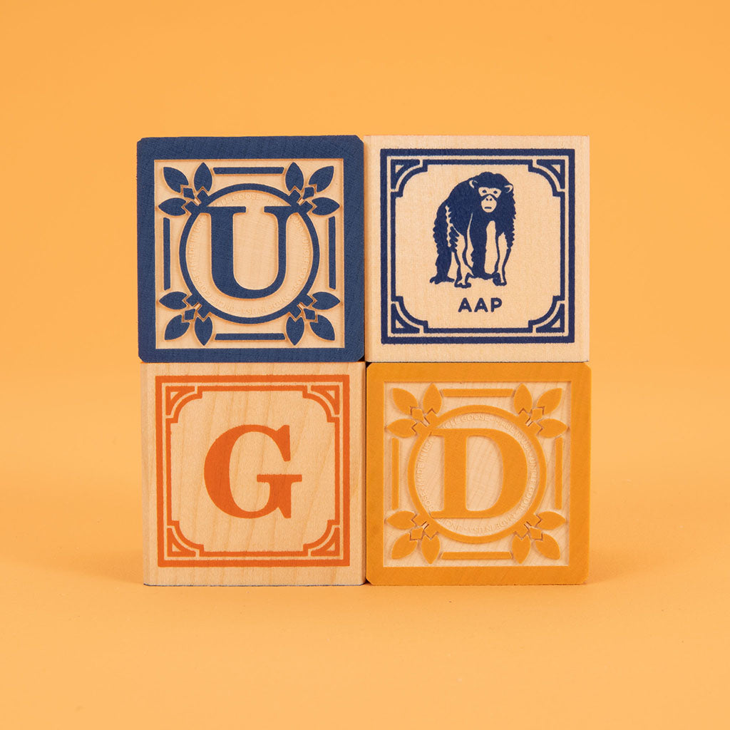 Dutch alphabet blocks (special order)
