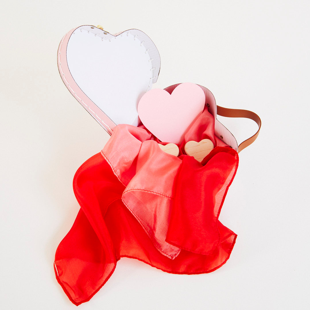 heart suitcase