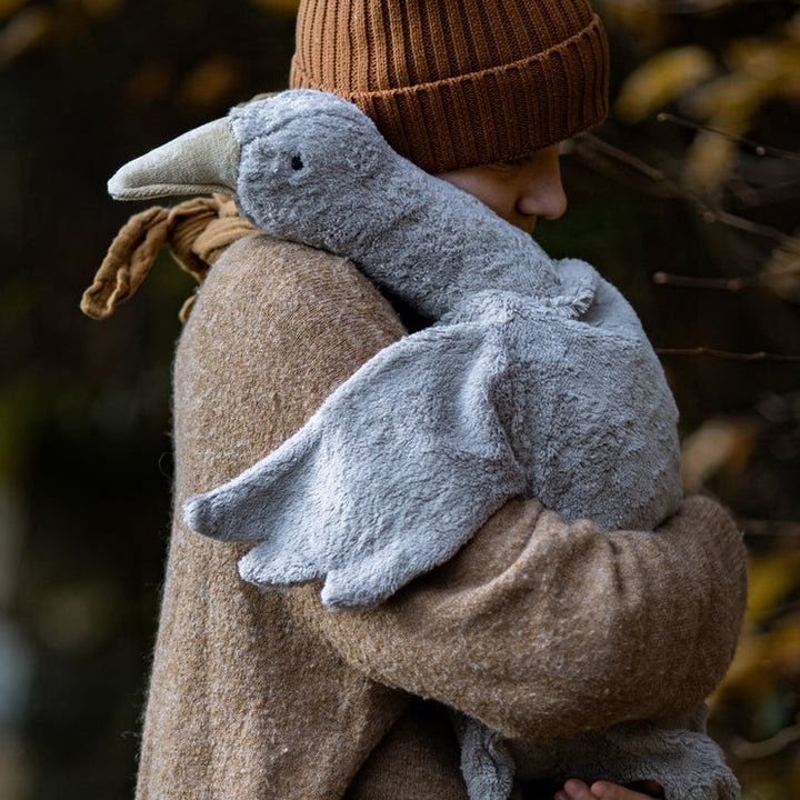 cuddly goose, grey