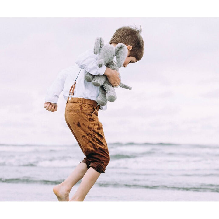 cuddly elephant with warming inlet