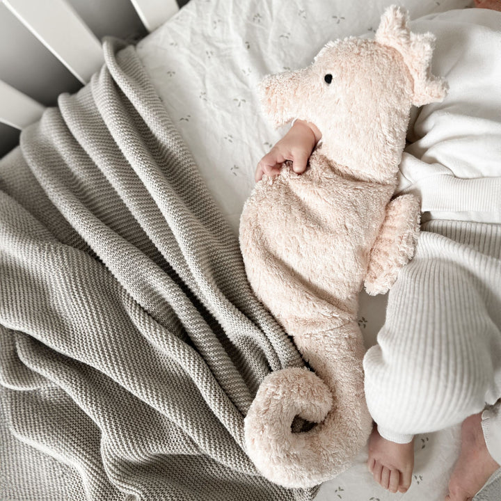 cuddly seahorse with warming inlet