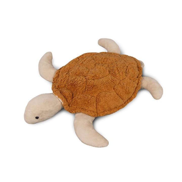 cuddly rust brown turtle with warming inlet