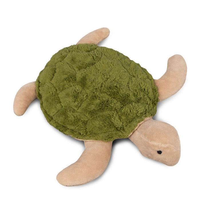 cuddly green turtle with warming inlet