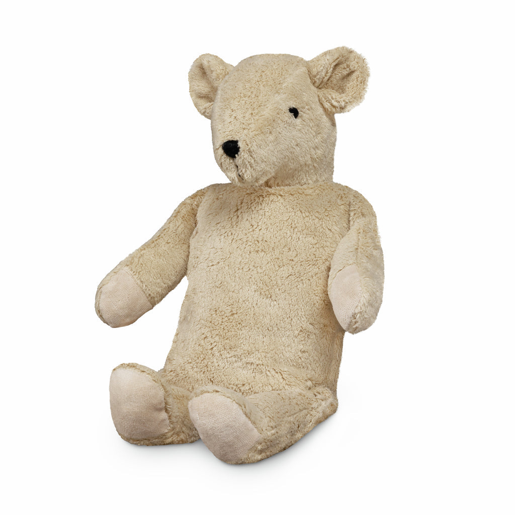 cuddly bear, linen, with warming inlet