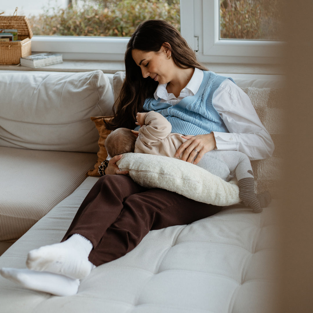 organic cotton nursing &amp; neck cushion