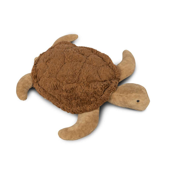 cuddly brown turtle with warming inlet