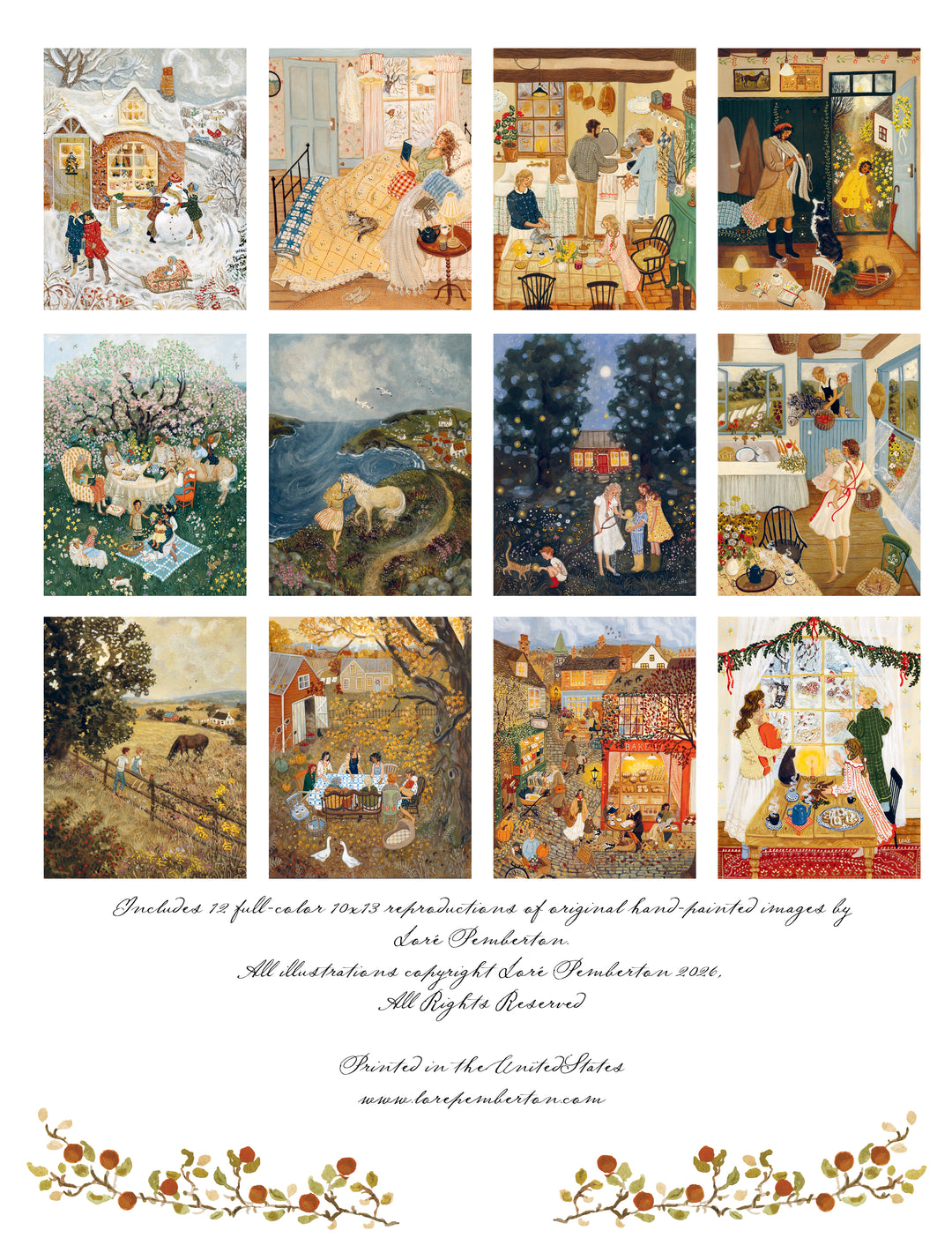 Loré Pemberton 2026 calendar (pre-order)