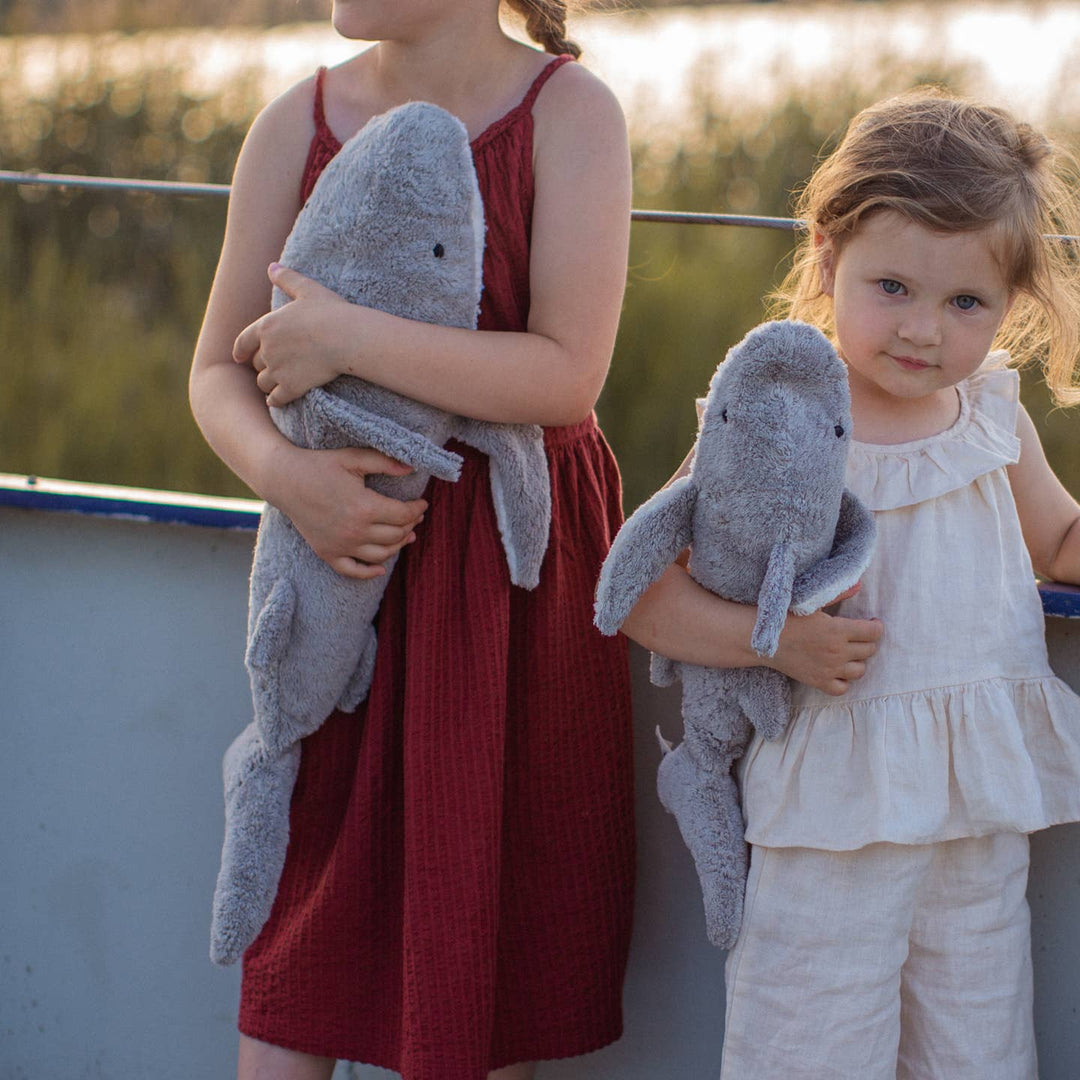 cuddly shark with warming inlet