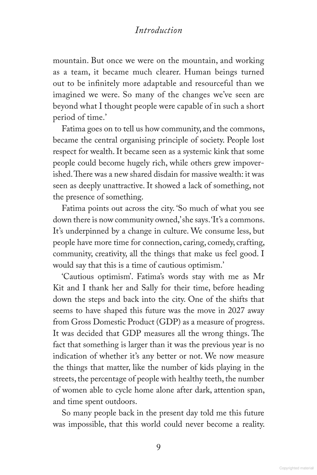 How to Fall in Love with the Future