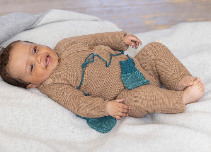 Disana knitted overalls