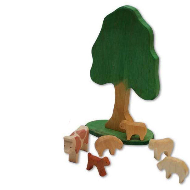 deciduous tree with base