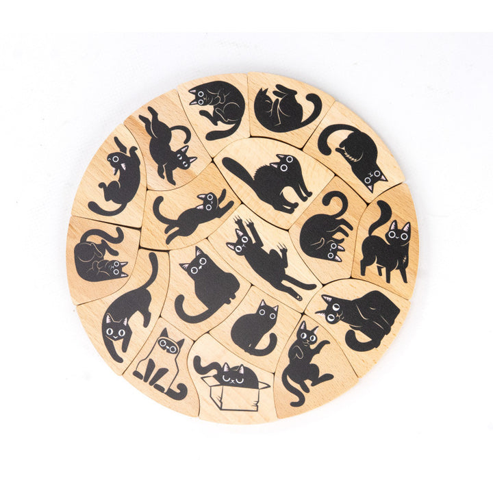 Bajo double-sided Cats puzzle
