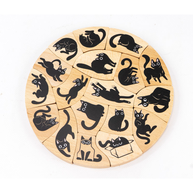 Bajo double-sided Cats puzzle
