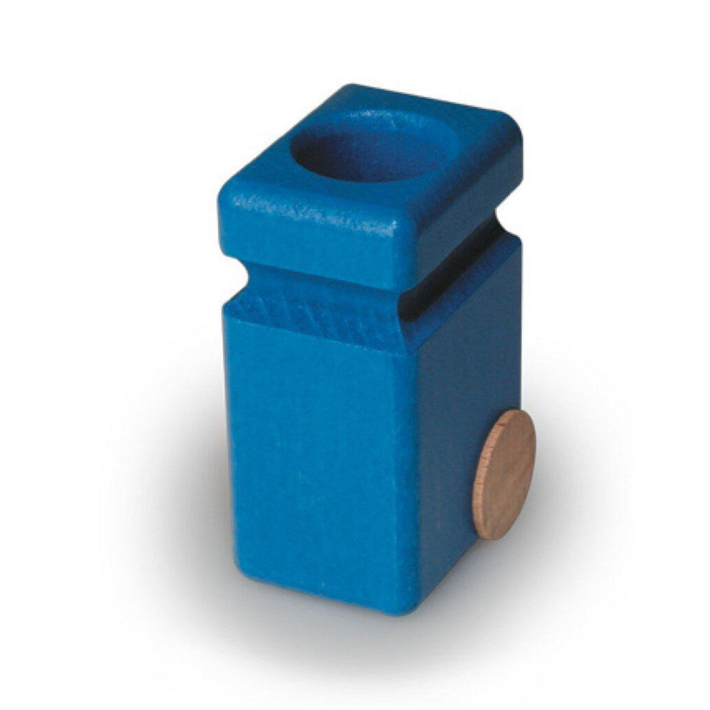 Fagus garbage recycling cans, single, blue