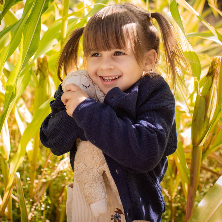 cuddly linen sheep with warming inlet
