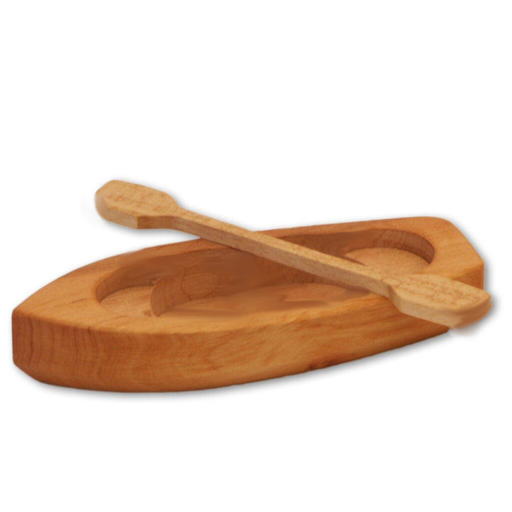 boat with paddle
