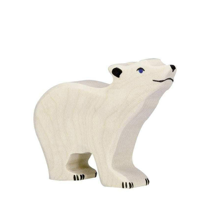 Holztiger polar bear, small, head raised