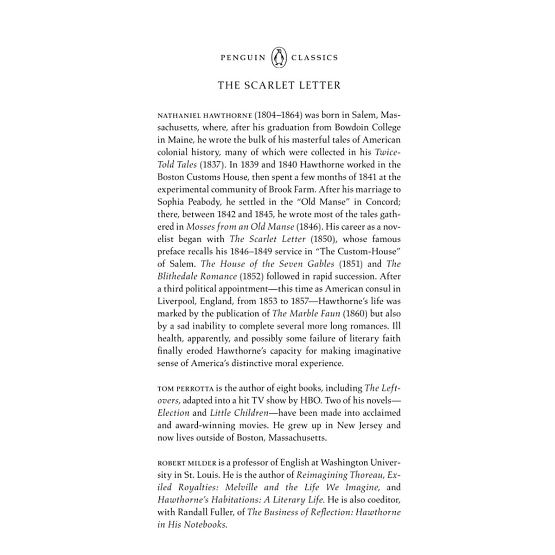 The Scarlet Letter