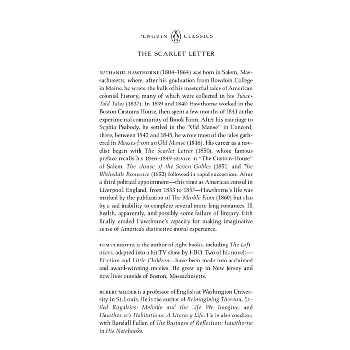 The Scarlet Letter