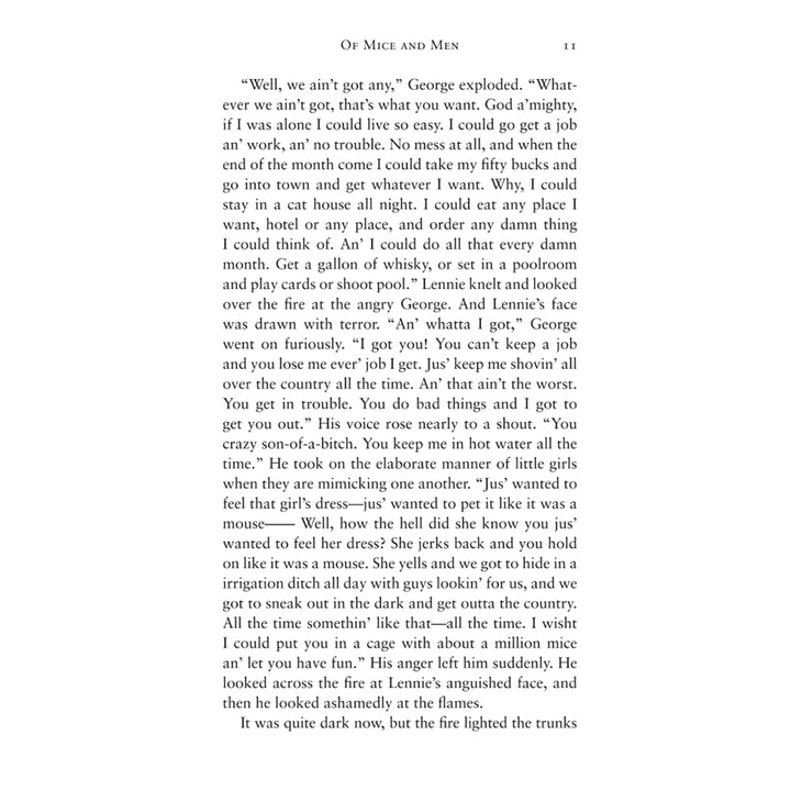 Of Mice and Men