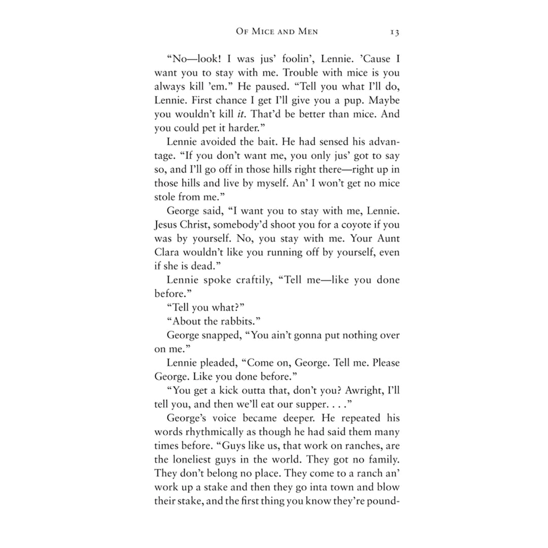 Of Mice and Men
