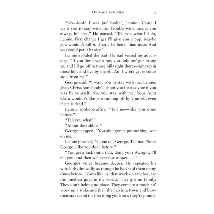Of Mice and Men