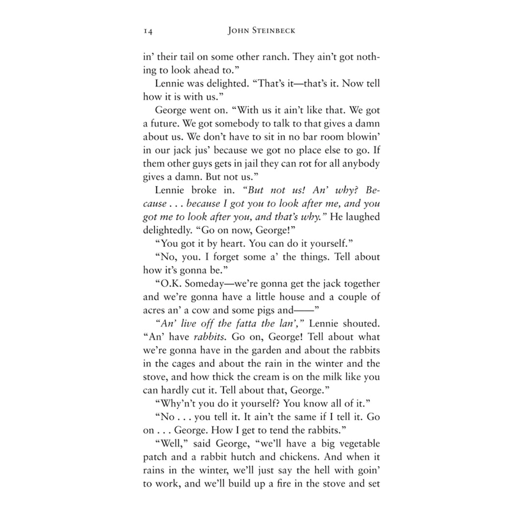 Of Mice and Men