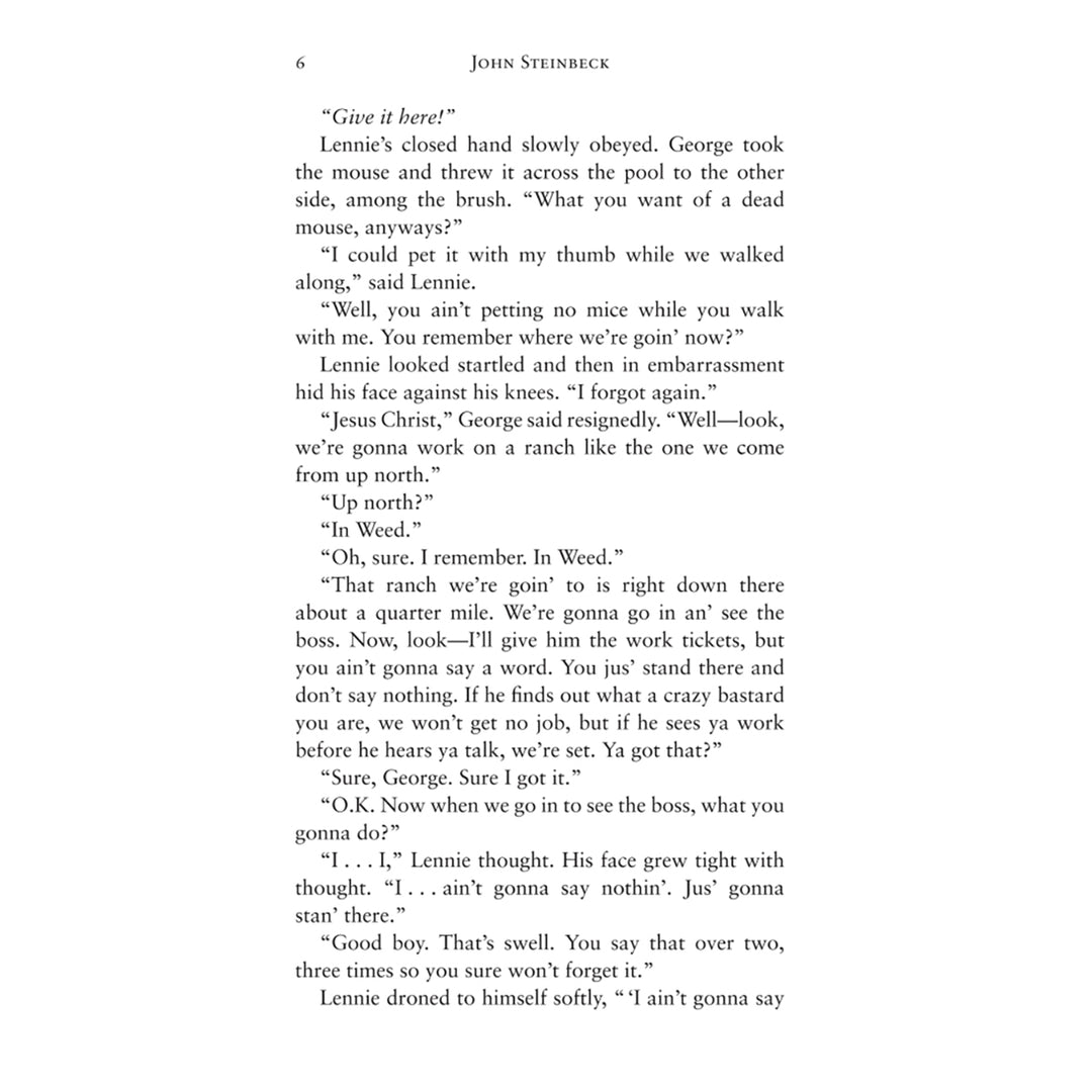Of Mice and Men