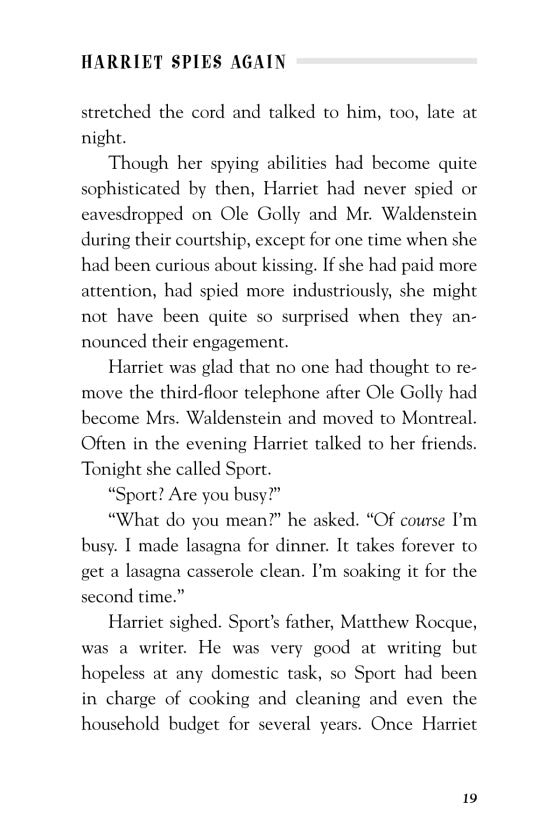 Harriet Spies Again