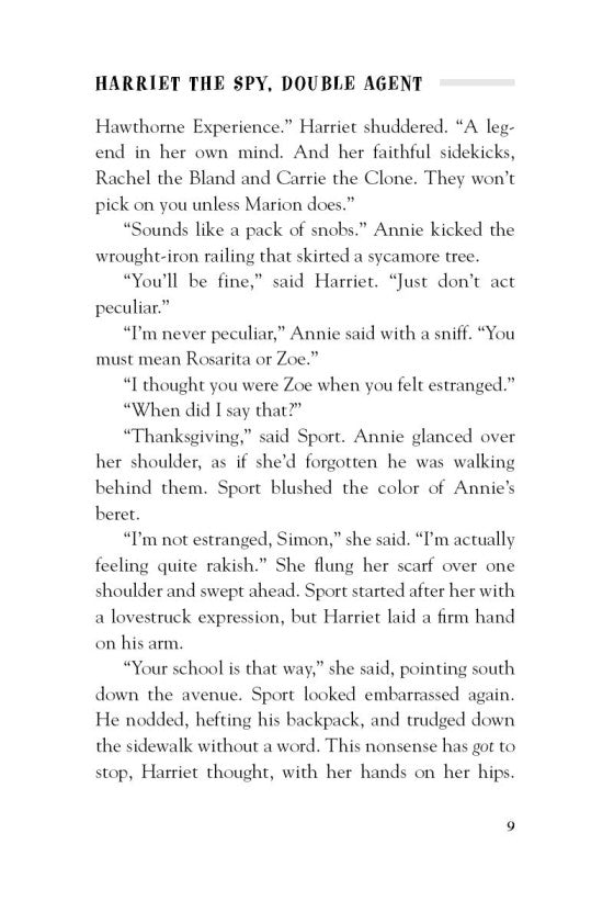 Harriet the Spy, Double Agent