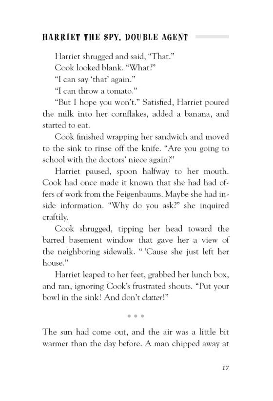 Harriet the Spy, Double Agent
