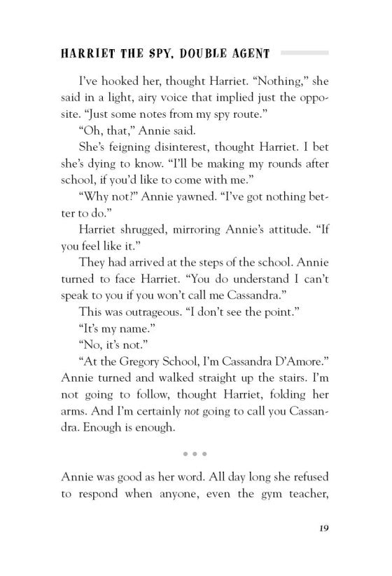 Harriet the Spy, Double Agent