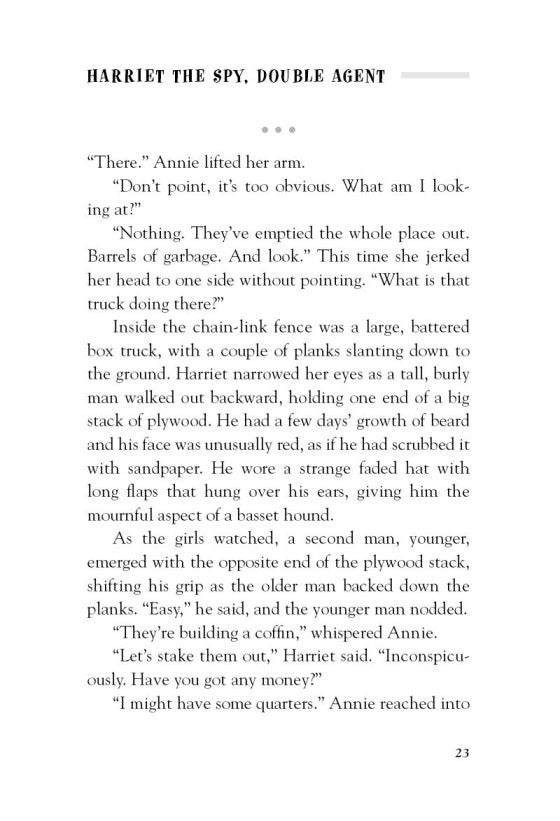 Harriet the Spy, Double Agent
