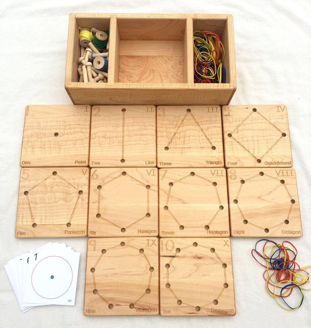 Geometry Cards with Storage Box