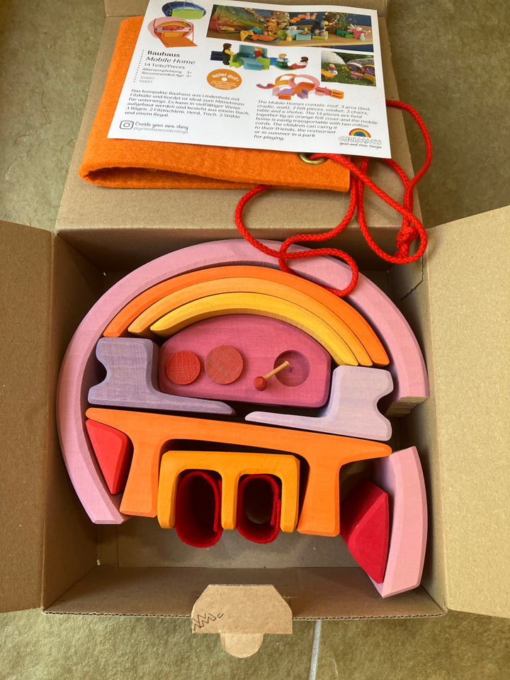 mobile home, pink-orange 14 pcs. (seconds)