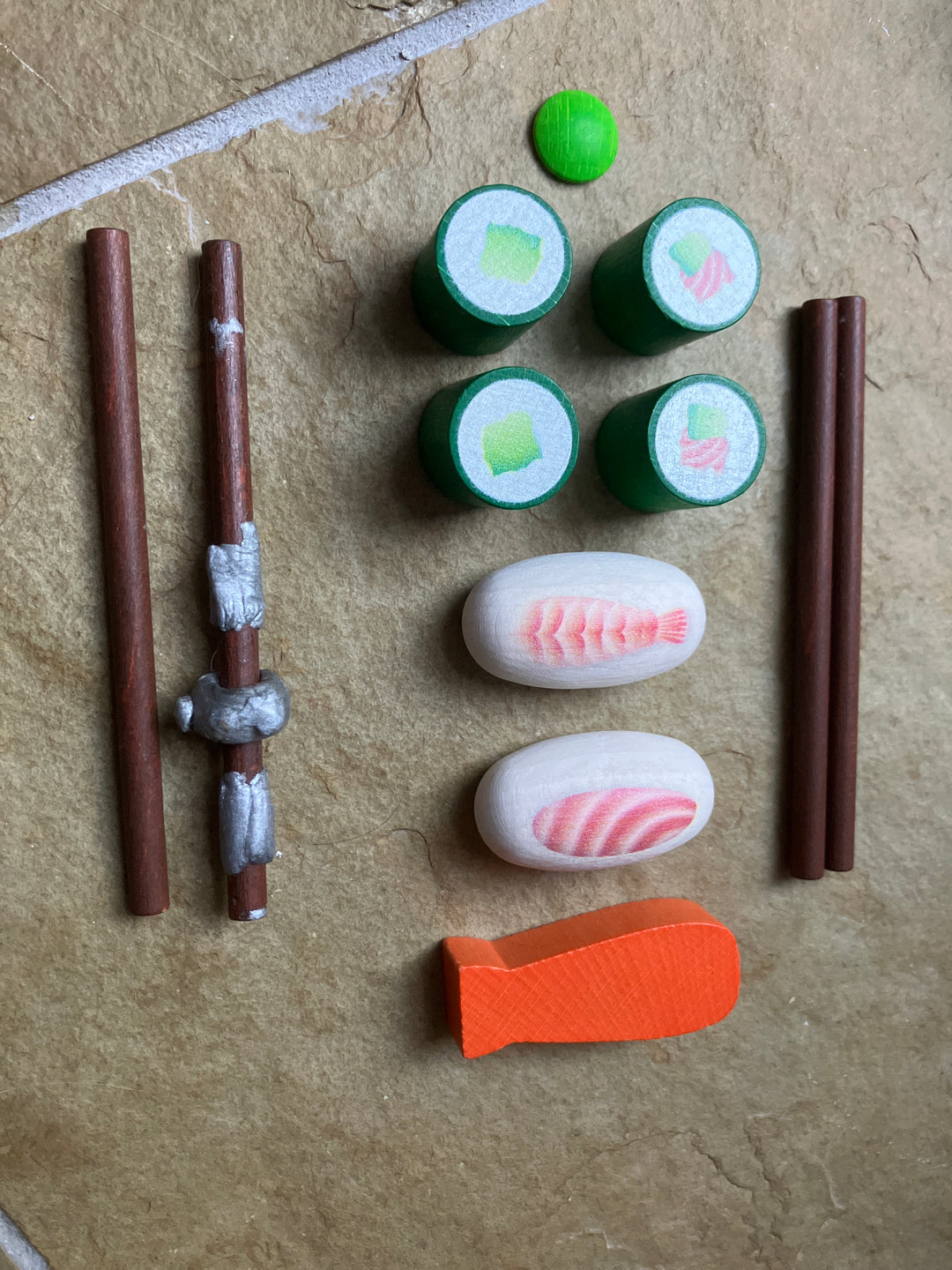 sushi play food set (secondhand)