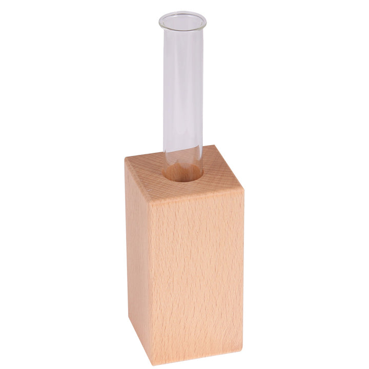 wooden cube vases