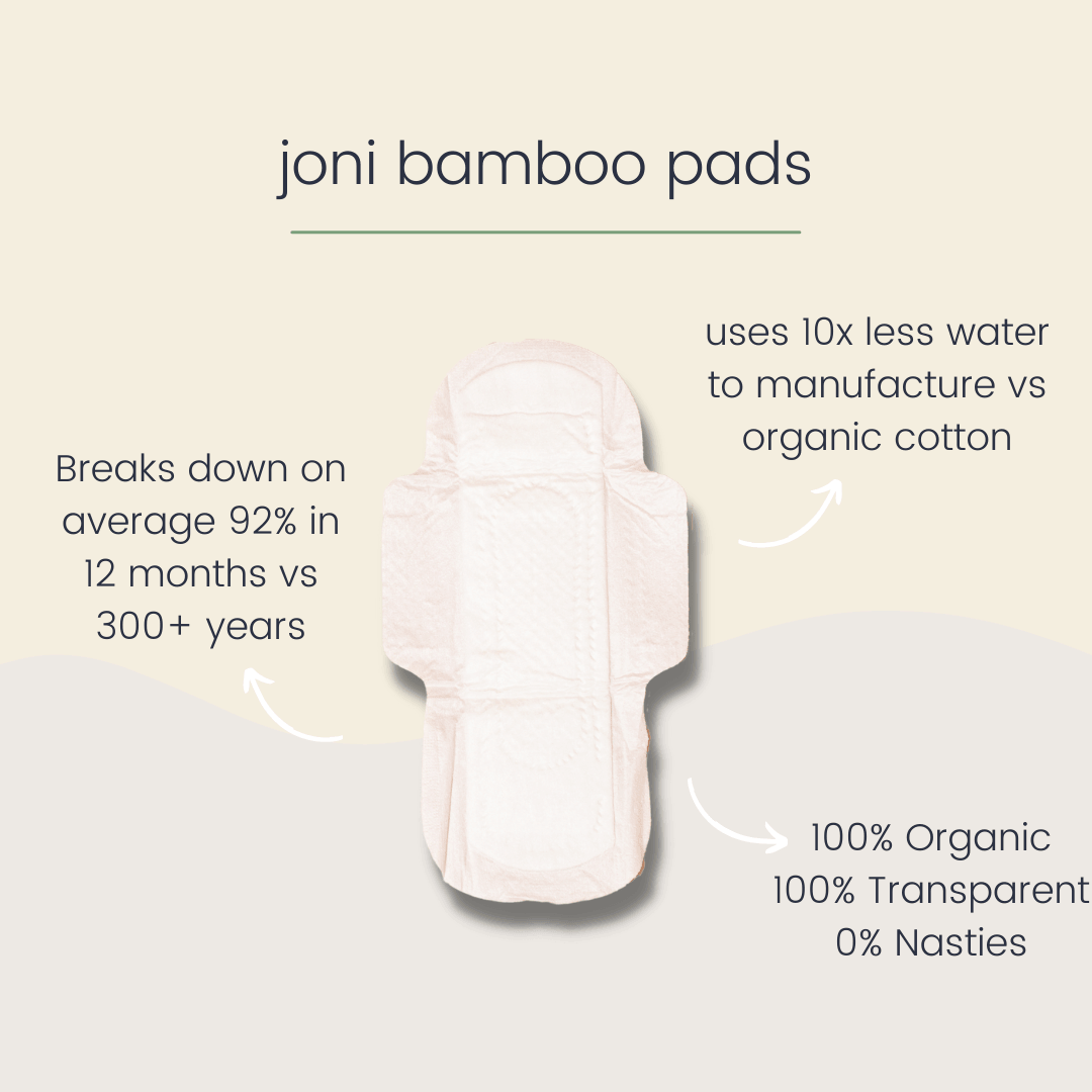 Joni Overnight Pads, plant-based