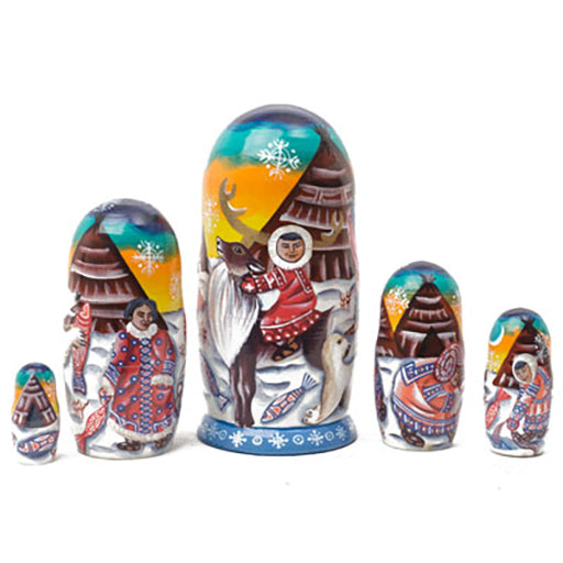 Eskimo Legends Matryoshka dolls set