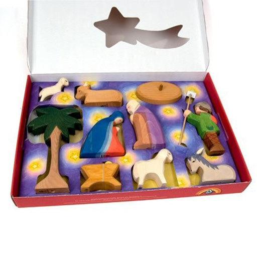 Ostheimer nativity set with diorama, 11 pcs (special order)