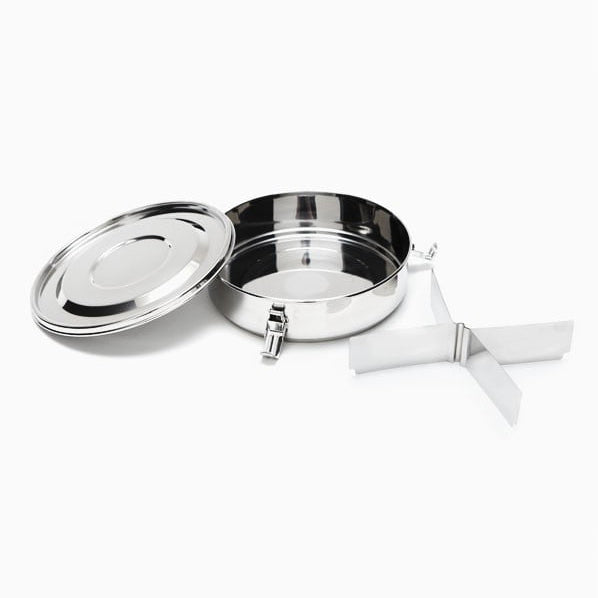 divided airtight food storage container