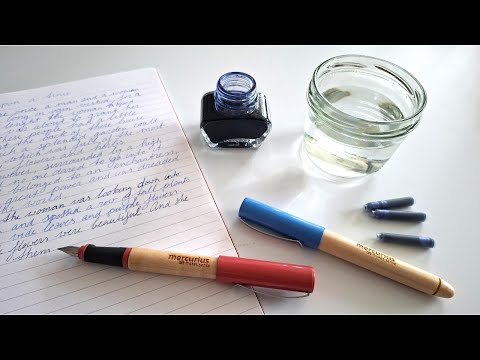 Greenfield calligraphy pens, assorted colours