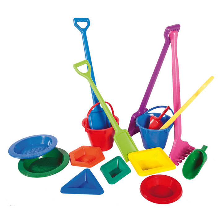 Rolf sand play bucket, red