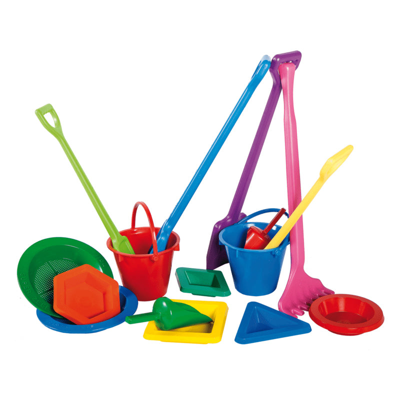 Rolf sand play bucket, red