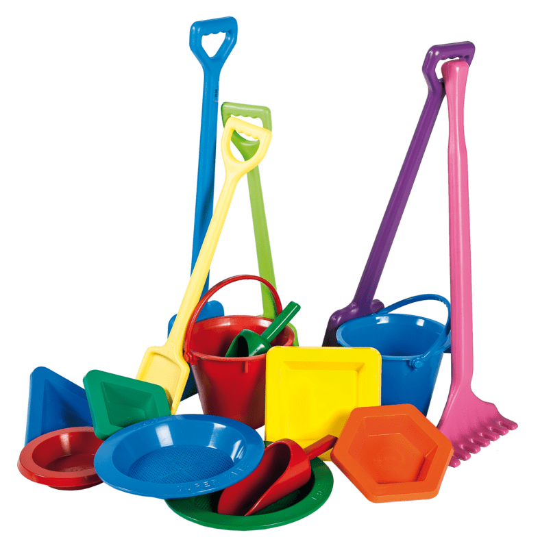 Rolf sand play bucket, red