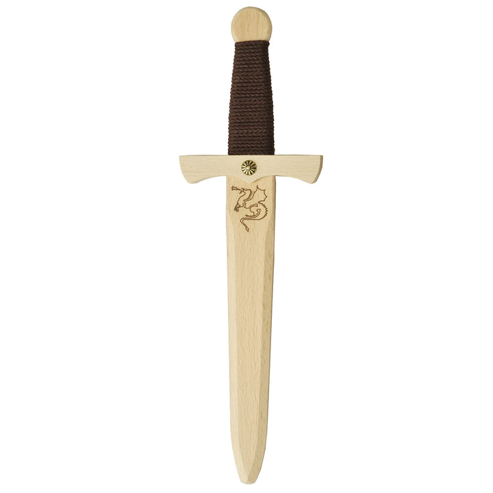 short dragon sword with leather sheath